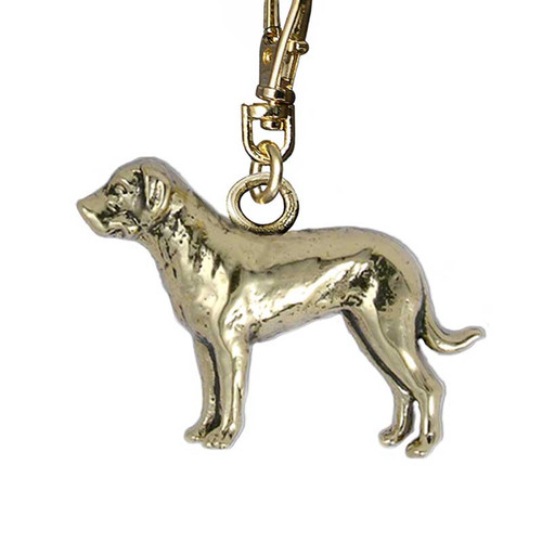 Great Pyrenees Brass Zipper Pull