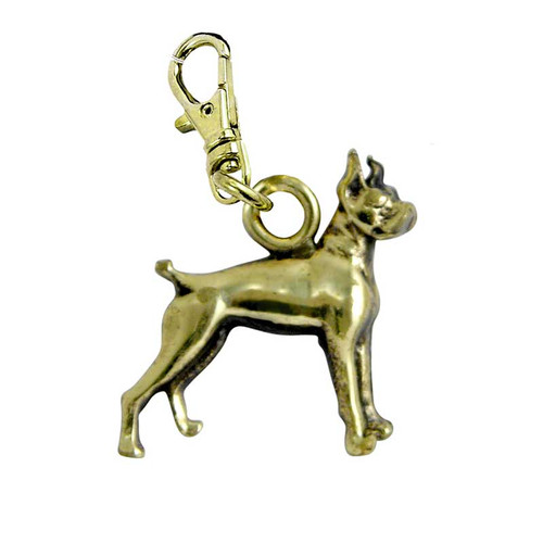 Boxer Brass Zipper Pull