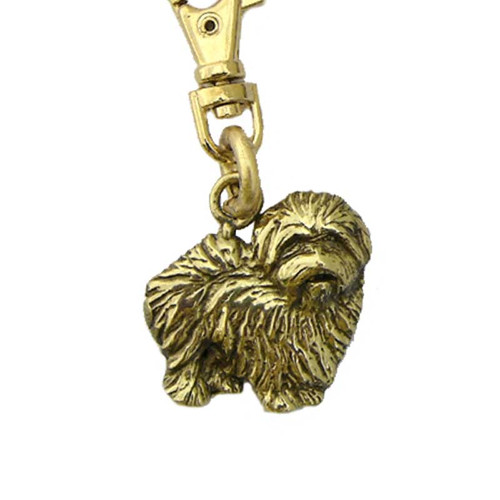 Coton De Tulear Brass Zipper Pull