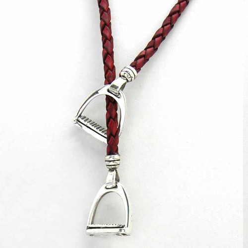 Stirrup Lariat Necklace