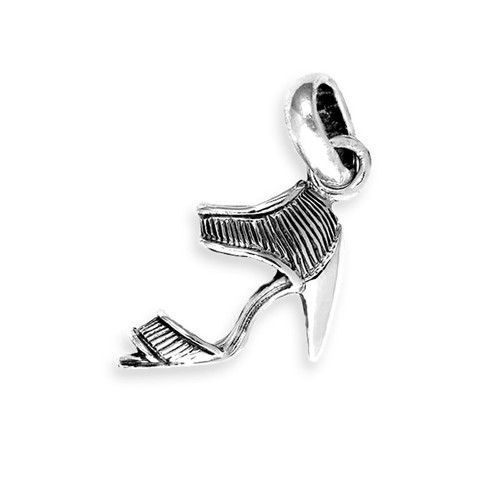 Blue Stretch High Heel Shoe Charm