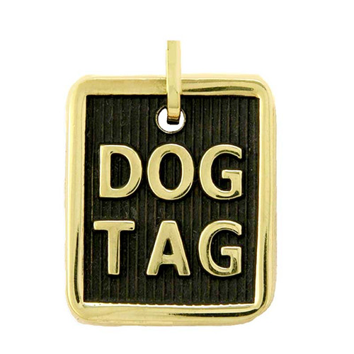 Dog Tag ID Brass