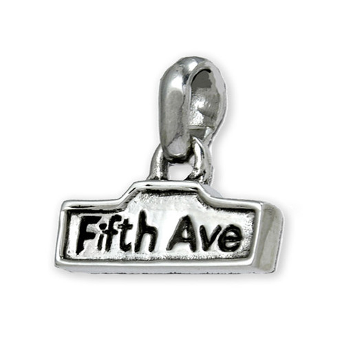 Fifth Avenue Sign Charm