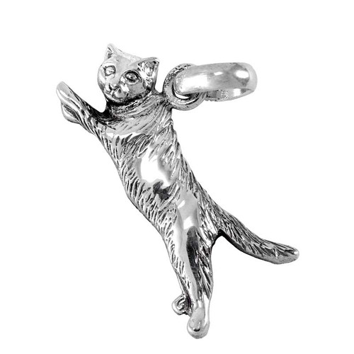 Flying Cat Large Charm