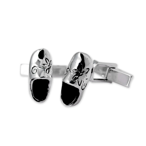Dutch Wooden Shoes Cufflinks