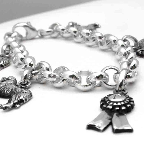 Rolo Dog Charm Bracelet