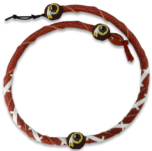 Washington Redskins Classic NFL Spiral Football Necklace
