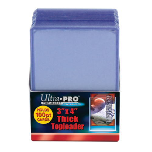 Top Loader - 3"x4" 100 PT Clear (25 per pack)
