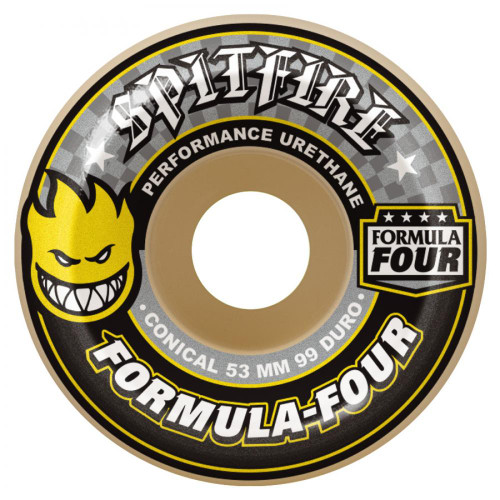 Spitfire Formula Four Wheels-Conical Yellow Spitfire Formula Four Wheels-Conical Yellow