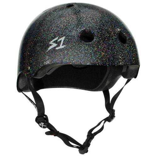 S1 MEGA Lifer Helmets- Black Gloss Glitter S1 MEGA Lifer Helmets- Black Gloss Glitter