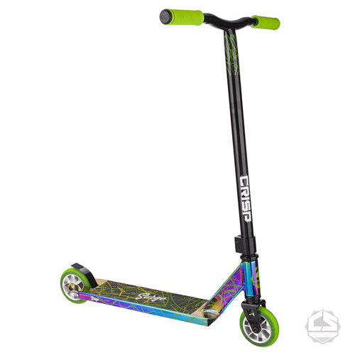 Crisp Surge Complete Scooter -Chrome / Green Crisp Surge Complete Scooter -Chrome / Green