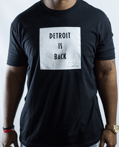 Detroit Is Back™ Tee – Black/White