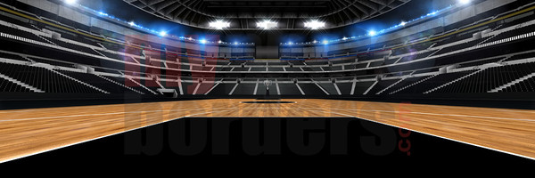 Digital Sports Background - Basketball Stadium - Panoramic