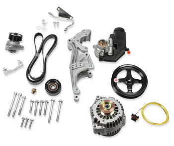 Holley LS Low Mount Accessory Drive System w/ Alternator & P/S (20-156) Holley LS Low Mount Accessory Drive System w/ Alternator & P/S (20-156)