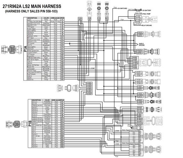 Holley Ls Hp Efi Ecu U0026 Harness Kit 550-602n
