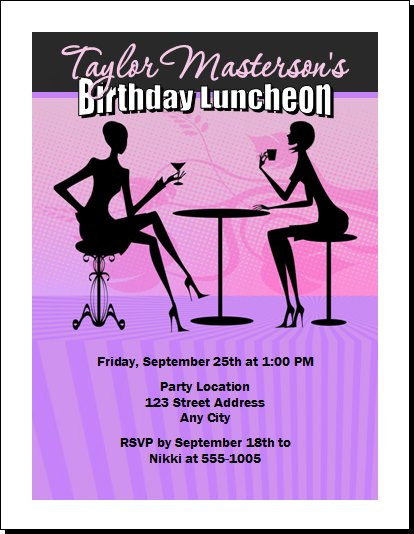 Birthday Lunch Invitation 5