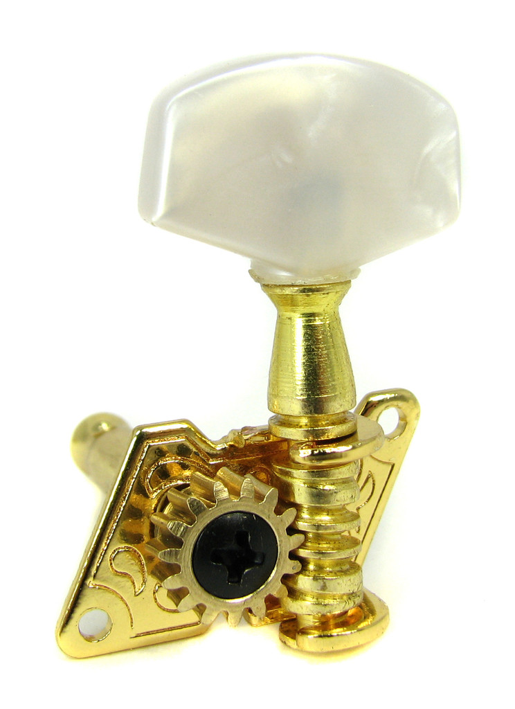 6pack Gold OpenGear Tuners/Machine Heads C. B. Gitty Crafter Supply
