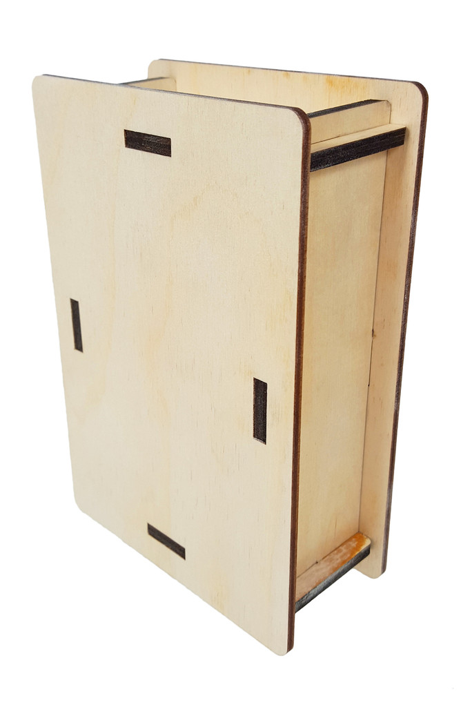 Pedal-size DIY Wooden Box Enclosure Kit - 4