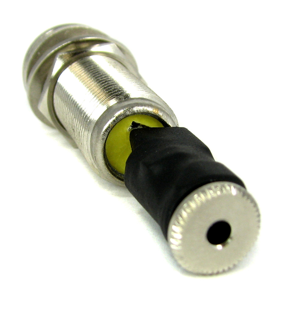 Chrome Guitar EndPin Strap Button Jack with 2.5mm Input Jack C. B