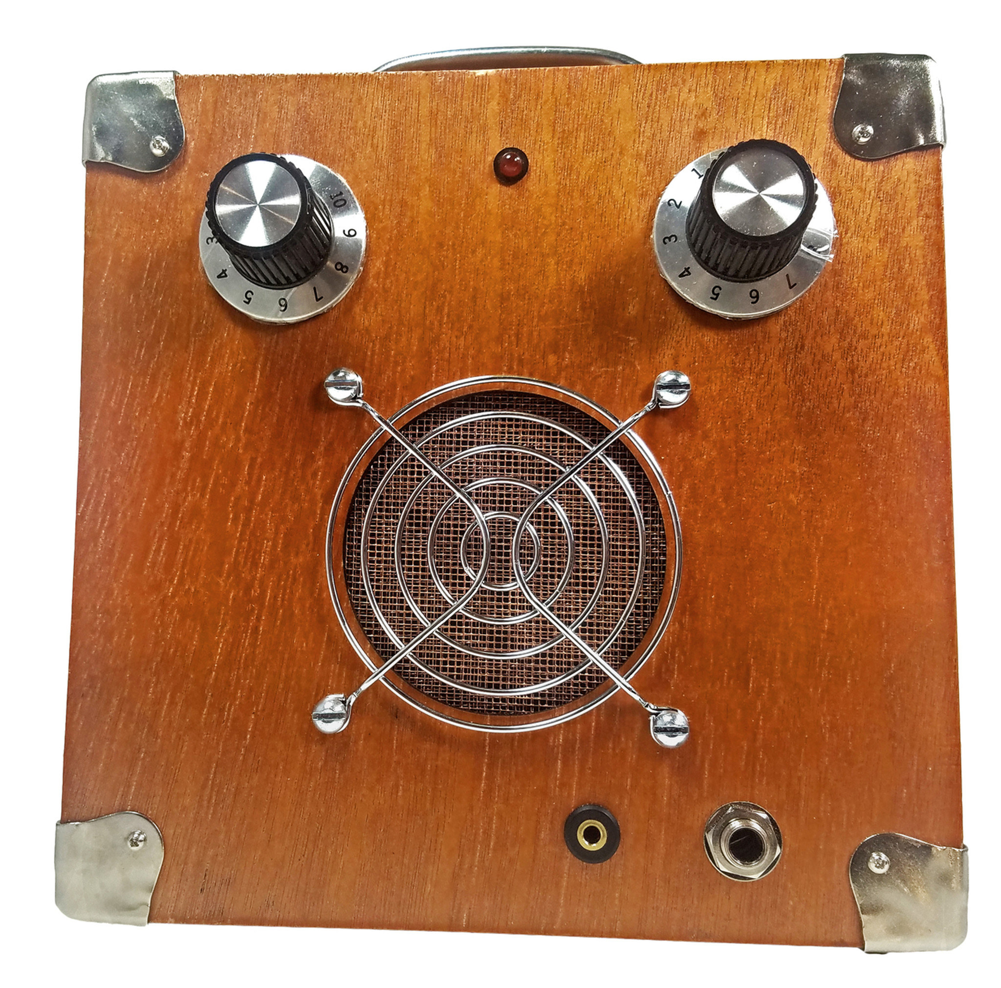 C. B. Gitty Cigar Box Standard Amplifier #4: Vintage-Style Solid Wood ...