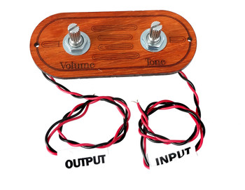 Premium Volume and Tone Pickup Harness for Cigar Box Guitars Premium Volume and Tone Pickup Harness for Cigar Box Guitars