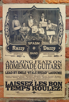 "Razzy Daddy Spasm Band" Historic-themed 12x18 Poster "Razzy Daddy Spasm Band" Historic-themed 12x18 Poster