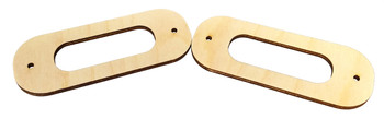 2pc. "Electric Delta" Pickup Rings - fits both the 3 and 4-string models! 2pc. "Electric Delta" Pickup Rings - fits both the 3 and 4-string models!