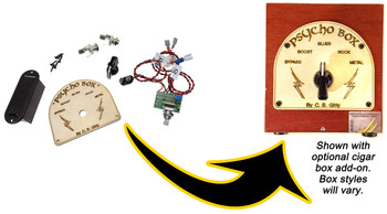 The "Psycho Box" Standalone Distortion/Overdrive Pedal Parts Kit The "Psycho Box" Standalone Distortion/Overdrive Pedal Parts Kit