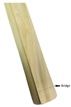Fully-fretted Diatonic One-String Canjo Neck - Just add your own can and hardware! Fully-fretted Diatonic One-String Canjo Neck - Just add your own can and hardware!