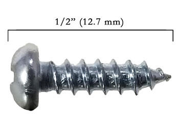 100pc. #6 x 1/2" Zinc-plated Phillips Round-Head Screws 100pc. #6 x 1/2" Zinc-plated Phillips Round-Head Screws