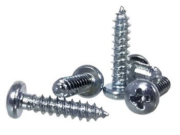 100pc. #4 x 1/2" Zinc-plated Phillips Round-Head Screws 100pc. #4 x 1/2" Zinc-plated Phillips Round-Head Screws