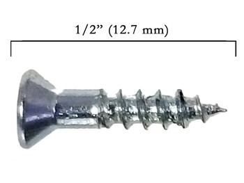 100pc. #4 x 1/2" Zinc-plated Phillips Flat-Head Screws 100pc. #4 x 1/2" Zinc-plated Phillips Flat-Head Screws