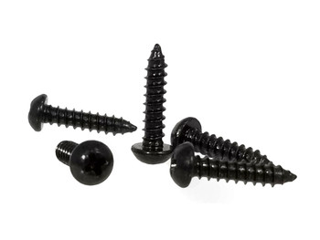100pc. #4 x 1/2" Black Phillips Round-Head Screws 100pc. #4 x 1/2" Black Phillips Round-Head Screws