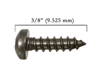 100pc. #4 x 3/8" Stainless Steel Phillips Round-Head Screw 100pc. #4 x 3/8" Stainless Steel Phillips Round-Head Screw