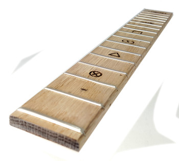 Hobo Fiddle Fretboard - Fully Fretted 17 -inch Scale - Custom-Engraved with Real Hobo Glyphs! Hobo Fiddle Fretboard - Fully Fretted 17 -inch Scale - Custom-Engraved with Real Hobo Glyphs!