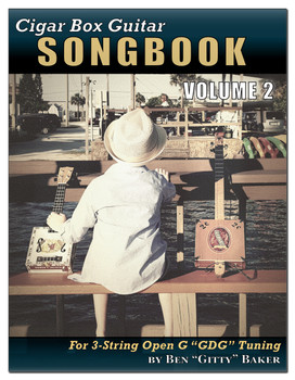 Cigar Box Guitar 3-string Songbook Volume 2 - Front Cover Cigar Box Guitar 3-string Songbook Volume 2 - Front Cover