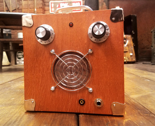 C. B. Gitty Cigar Box Standard Amplifier #4: Vintage-Style Solid Wood Acid Box