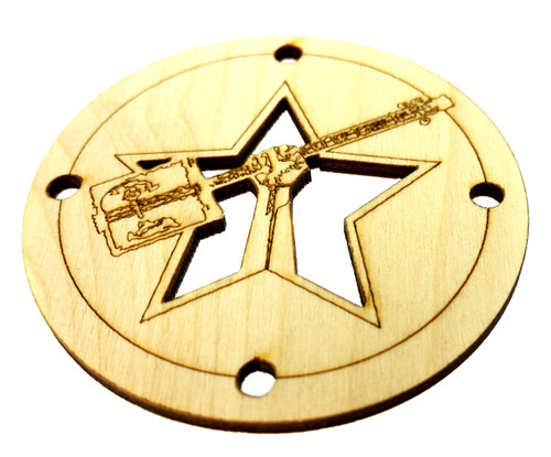 2pc. Cigar Box Nation Sound Hole Covers - 2.5" Diameter