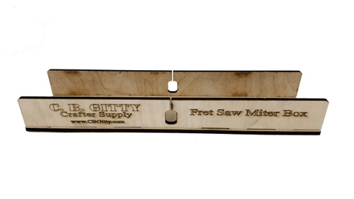 Fretting Miter Box Kit for Guitar Necks & Fretboards up to 2.5" wide