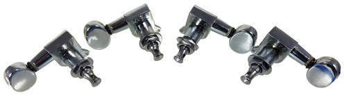 4pc. Chrome Sealed-gear Soprano Ukulele Tuners - 2L/2R