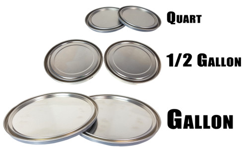 Paint Can Lid Resonators for Cigar Box Guitars - Choose from 3 Sizes