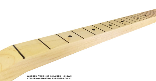 5-pack Clear Peel & Stick Fretboard Decals - 25-inch Scale