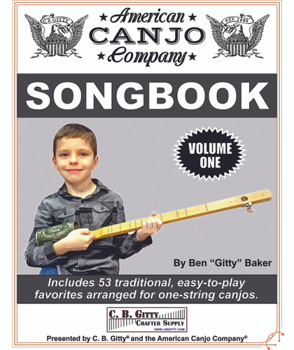 American Canjo Songbook - Volume 1 - Easy-to-play Tablature for 53 Well-Known Songs (E-book Download Version)