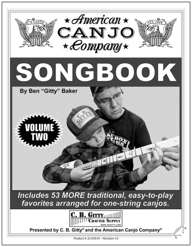 American Canjo Songbook - Volume 2 - 53 MORE Easy-to-play Songs (Printed Version)