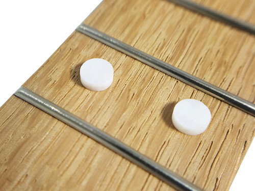 20pc. 1/4" Pearl White Fret Marker Dots