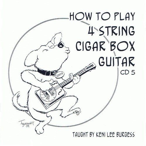 How to Play the 4-string Cigar Box Guitar - Video Lesson Pack from Keni Lee Burgess