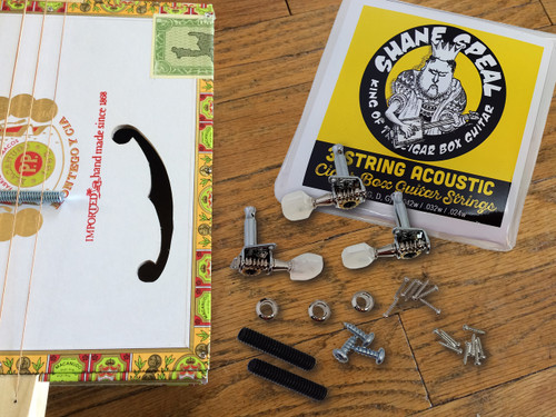 "Poor Man's Guitar" Book Parts Pack: Chapter 2 - 3-string Cigar Box Guitar