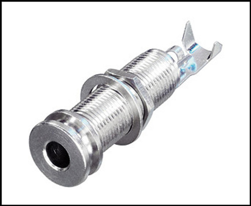 1pc. Chrome Guitar End-Pin Strap Button Jack