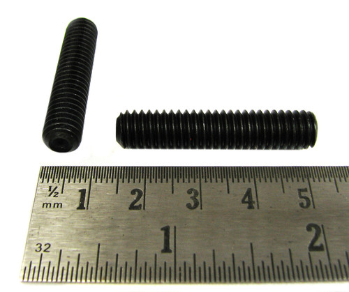 2pc. CBG Nuts/Bridges - Black Steel Threaded Rod - 5/16" x 1 1/2"