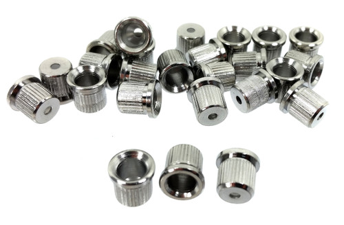 25pc. Chrome Cup-style String Ferrules